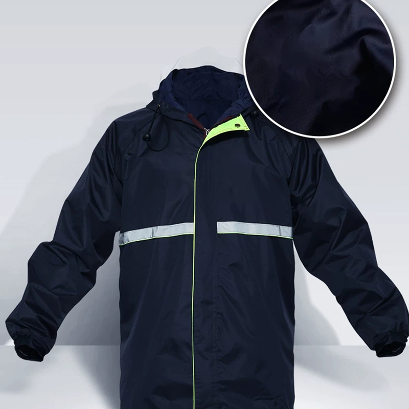 Imperméable de sécurité réfléchissant monocouche épaissi