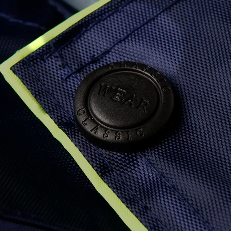 Imperméable de sécurité réfléchissant monocouche épaissi