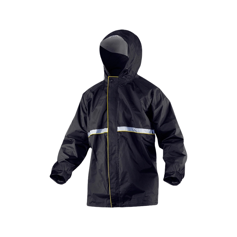 Imperméable de sécurité réfléchissant en PVC double couche