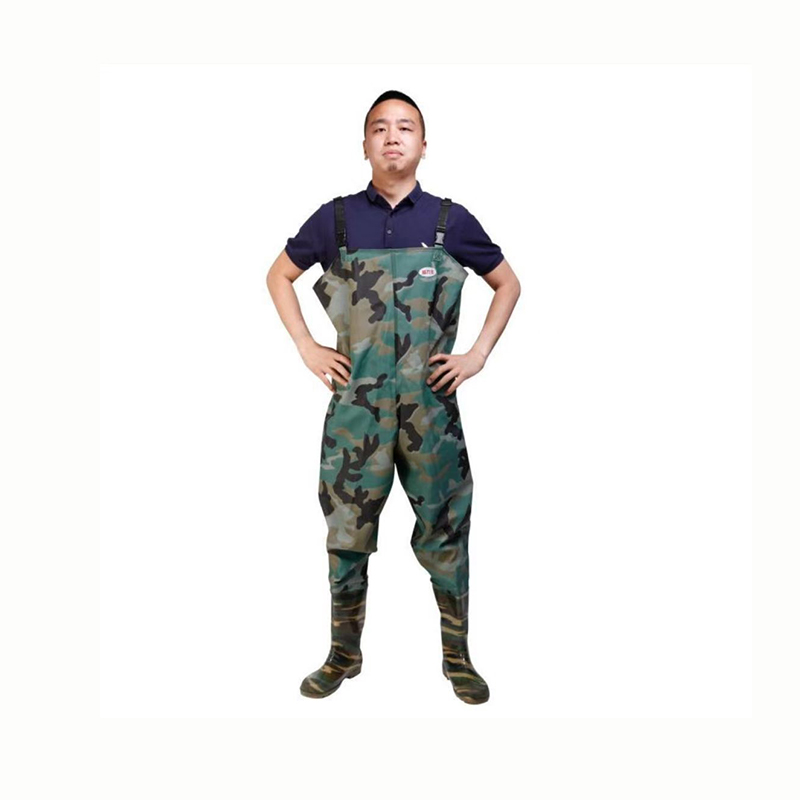 Waders de poitrine en bâche en PVC robuste