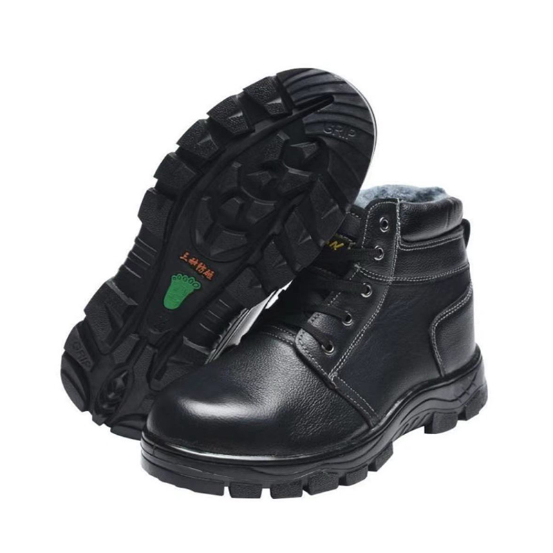 Chaussures de sécurité chaudes doublées de polaire