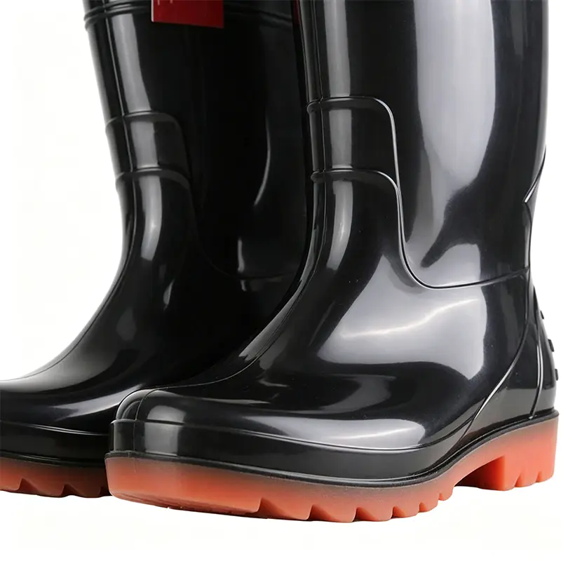 Bottes de pluie en PVC moulé par injection résistant aux produits chimiques