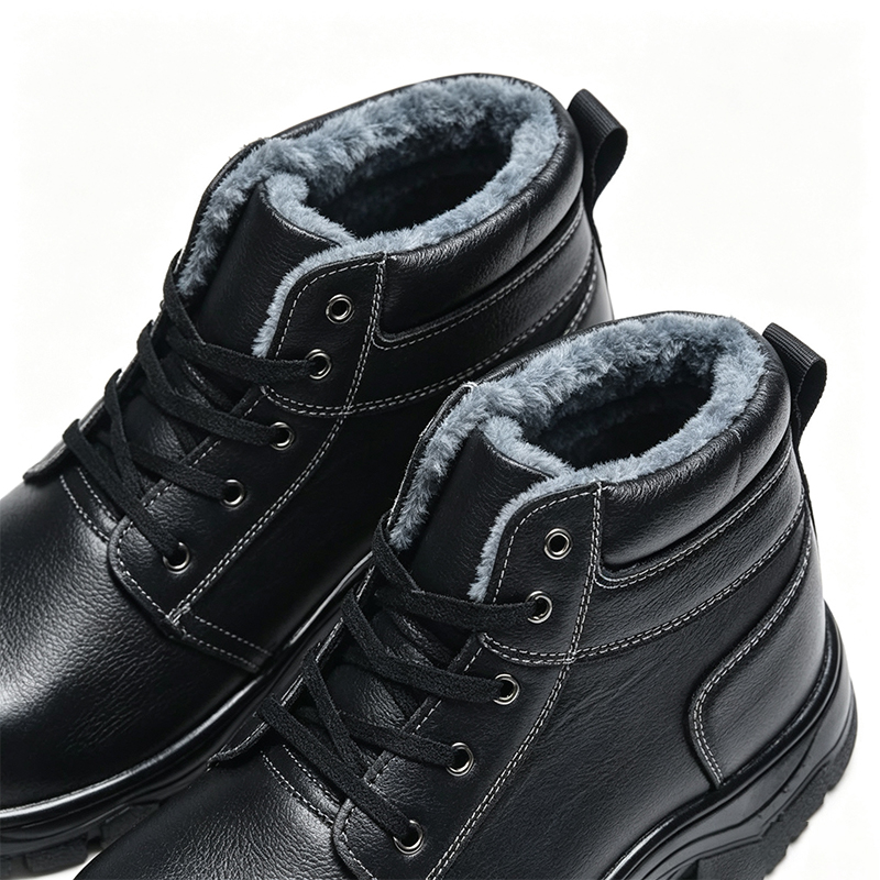 Chaussures de sécurité chaudes doublées de polaire