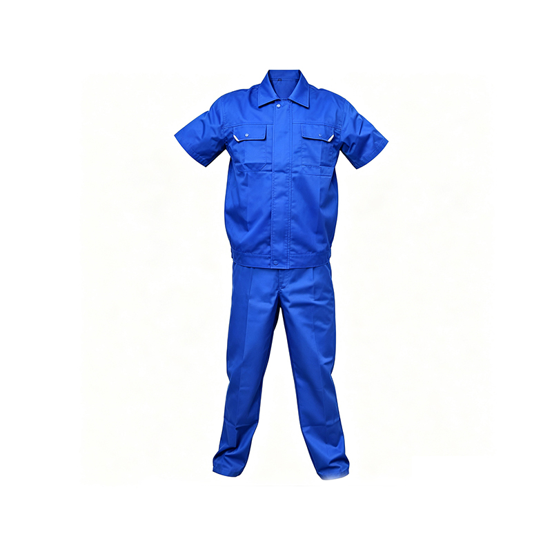 Ensemble de vêtements de travail d'été à manches courtes avec maille sous les bras