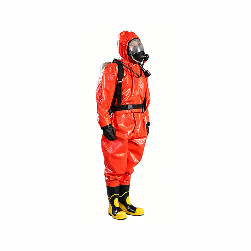 Combinaison de protection chimique semi-fermée de type respirateur