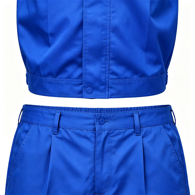 Ensemble de vêtements de travail d'été à manches courtes avec maille sous les bras