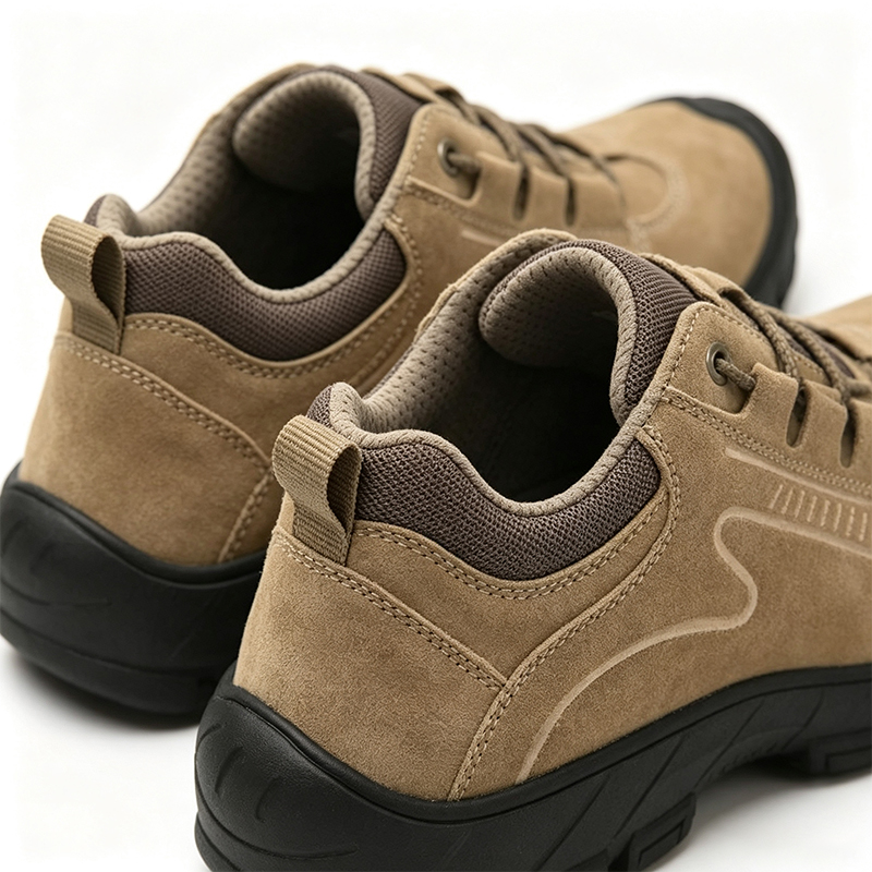 Chaussures de sécurité en daim et caoutchouc anti-perforation Kevlar
