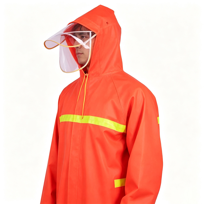 Imperméable de style manteau long soudé sans couture