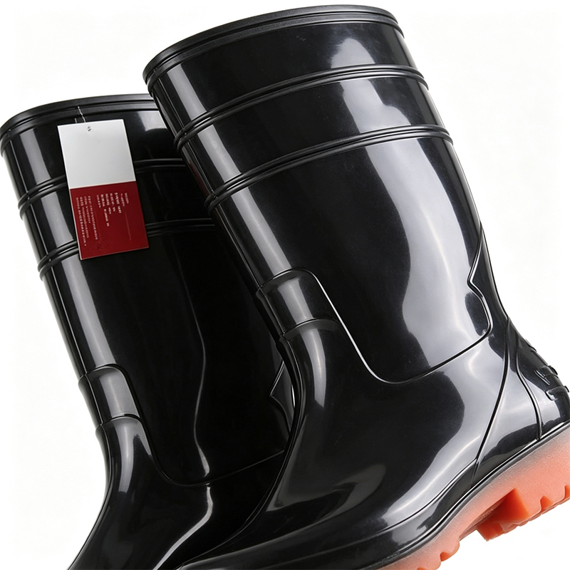 Bottes de pluie en PVC moulé par injection résistant aux produits chimiques