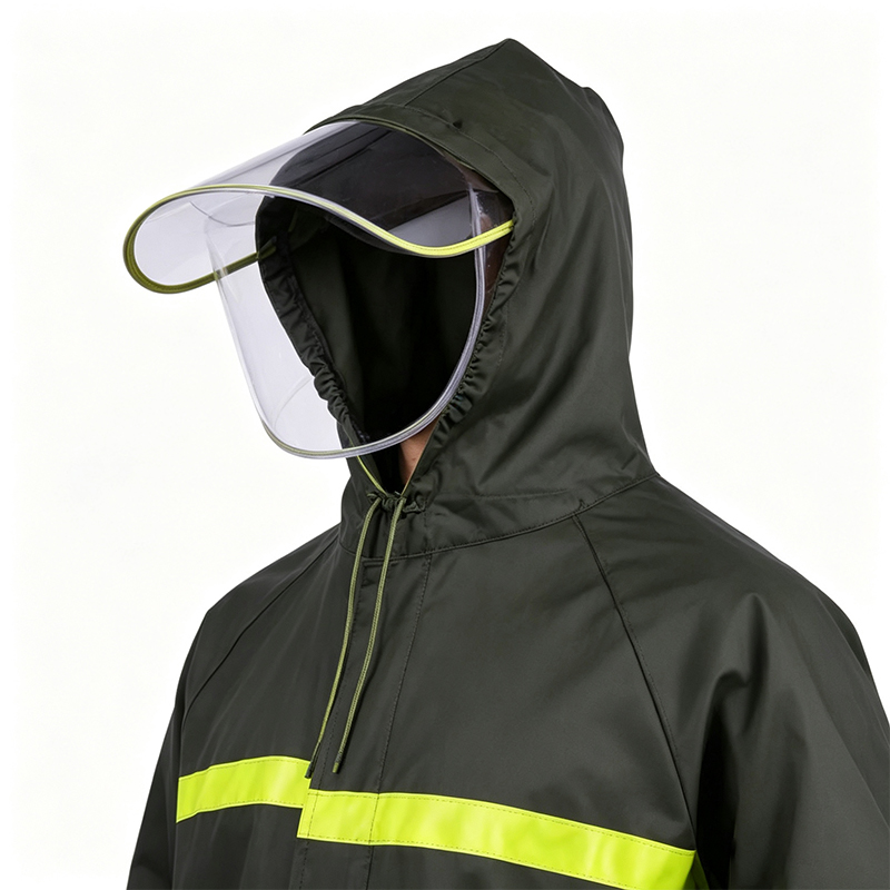 Imperméable de style manteau long soudé sans couture