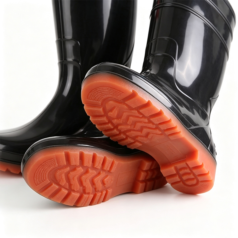 Bottes de pluie en PVC moulé par injection résistant aux produits chimiques