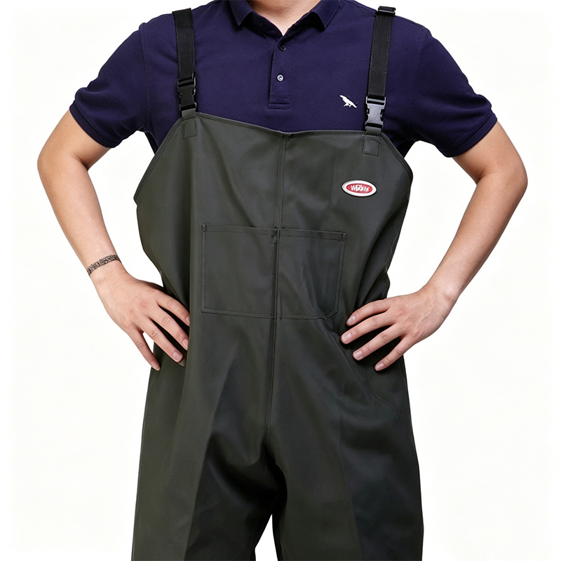 Waders de poitrine en bâche en PVC robuste