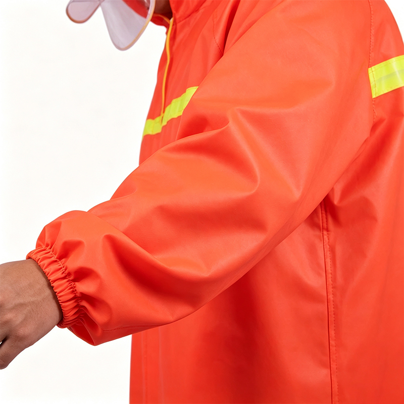 Imperméable de style manteau long soudé sans couture