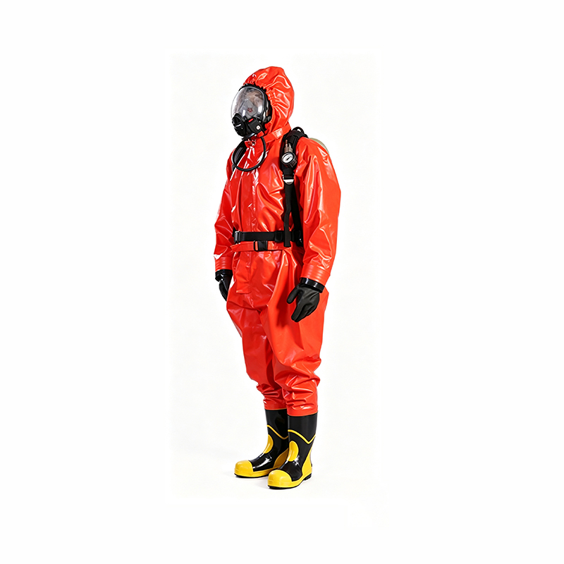 Combinaison de protection chimique semi-fermée de type respirateur