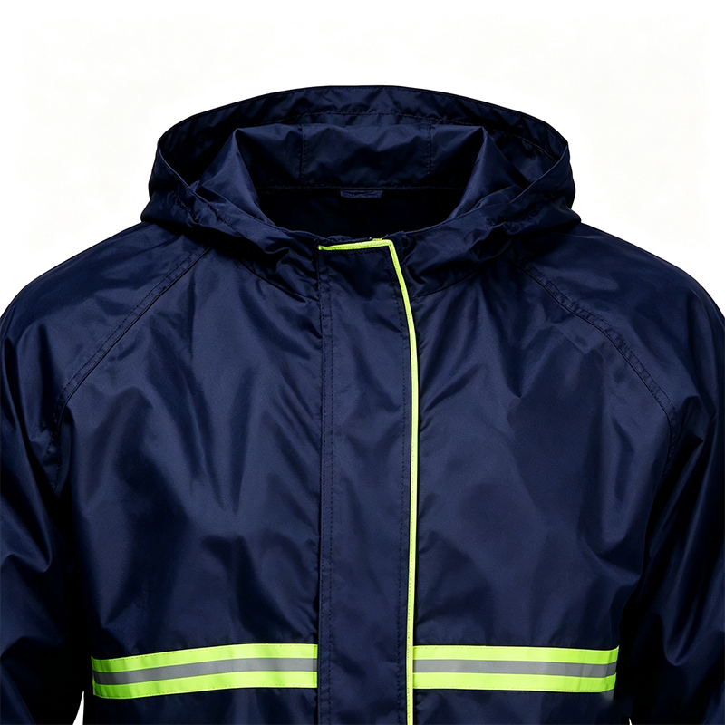 Imperméable réfléchissant monocouche haute visibilité