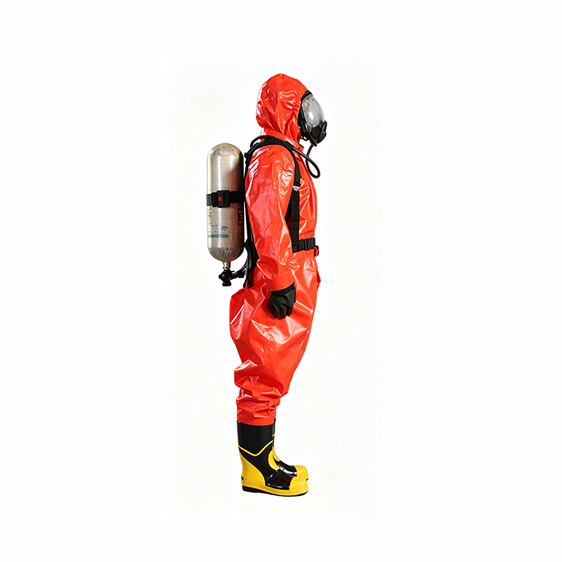 Combinaison de protection chimique semi-fermée de type respirateur