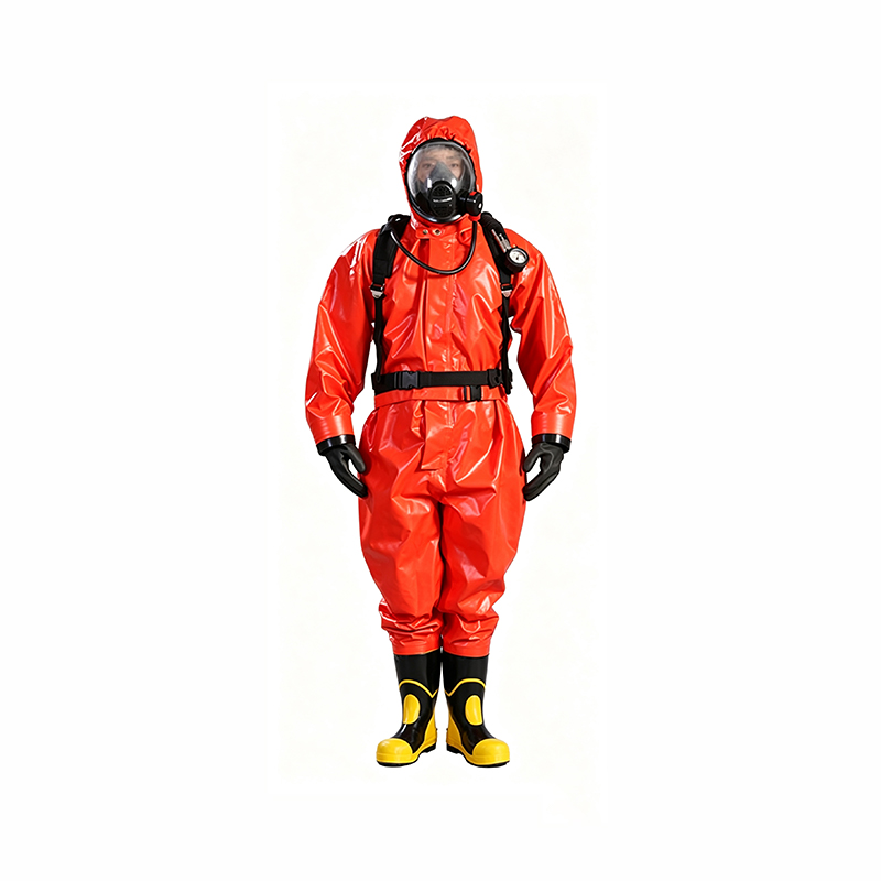 Combinaison de protection chimique semi-fermée de type respirateur