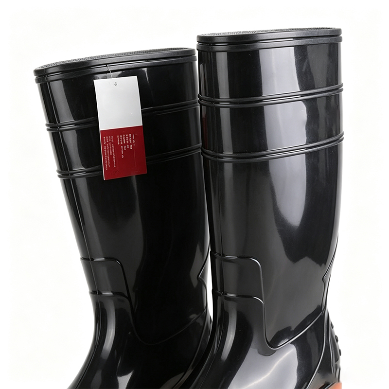 Bottes de pluie en PVC moulé par injection résistant aux produits chimiques