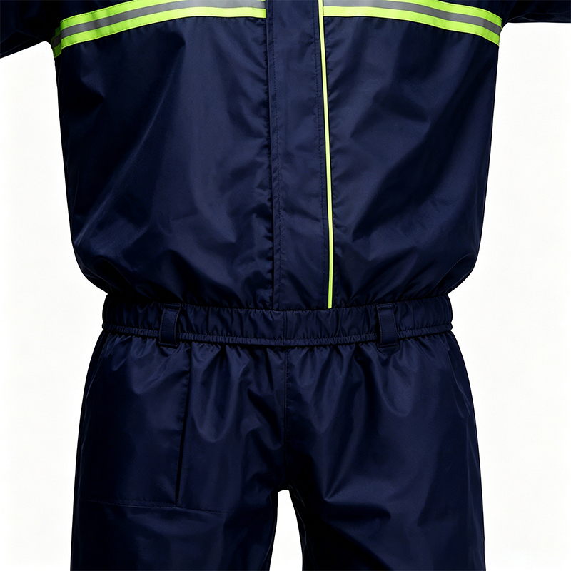 Imperméable réfléchissant monocouche haute visibilité