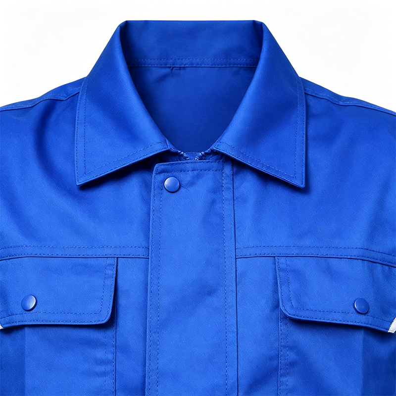 Ensemble de vêtements de travail d'été à manches courtes avec maille sous les bras