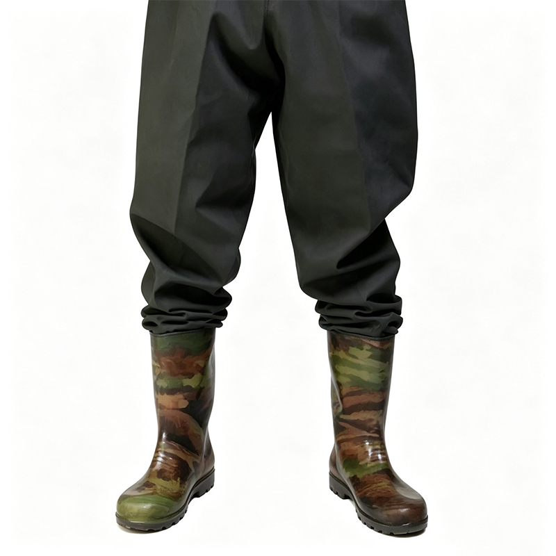 Waders de poitrine en bâche en PVC robuste